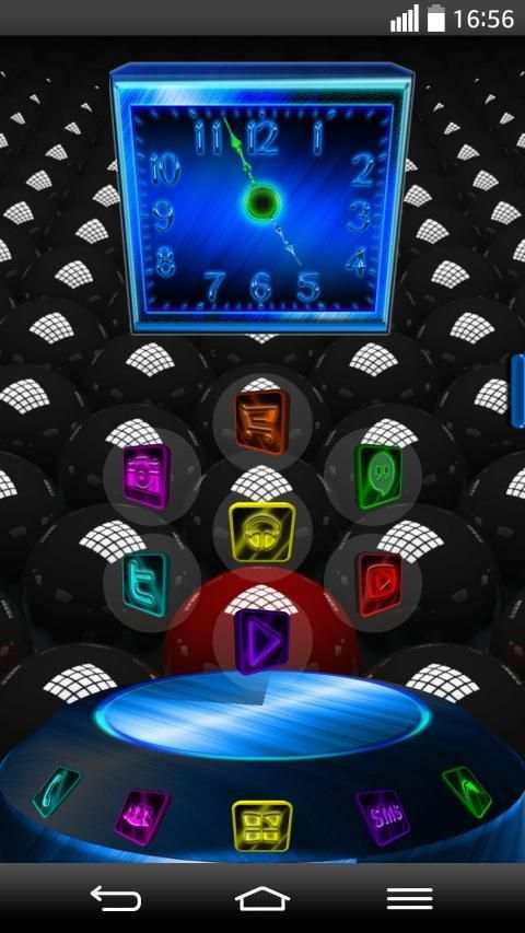 Next Launcher 3D Theme NewTech screenshot 2