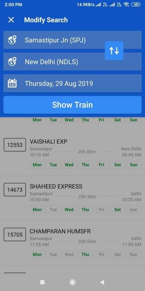 Indian Rail Enquiry | Running Status | PNR Status screenshot 6