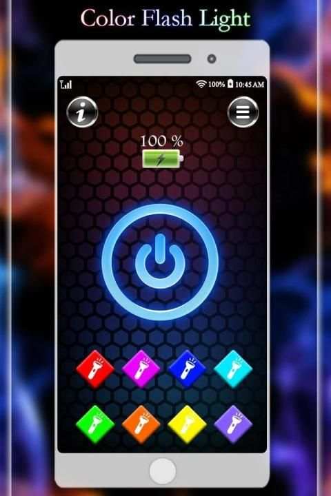 Flash Light Call & SMS:Torch LED Flash स्क्रीनशॉट 5