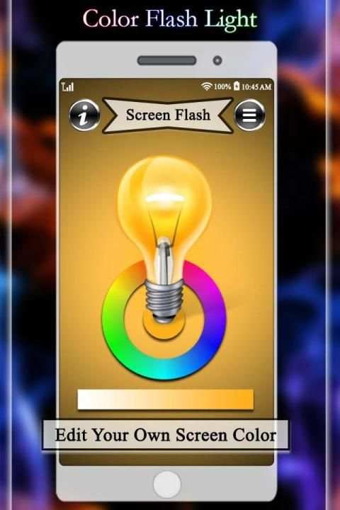 Flash Light Call & SMS:Torch LED Flash स्क्रीनशॉट 2