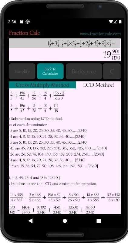 Fraction Calc - Mixed Fraction Calculator screenshot 7