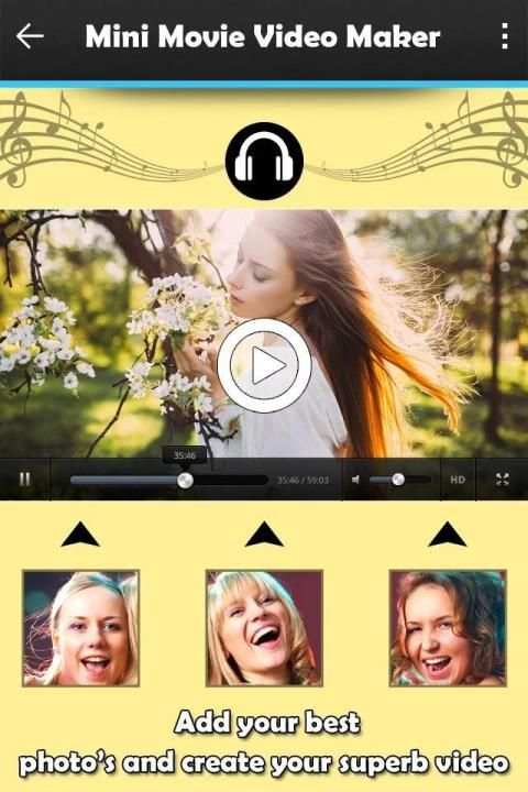 MiniMovie Video Maker स्क्रीनशॉट 1