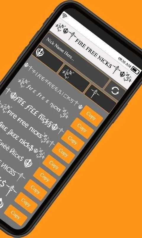 Fire Free Name Creator – Nickname Generator स्क्रीनशॉट 4