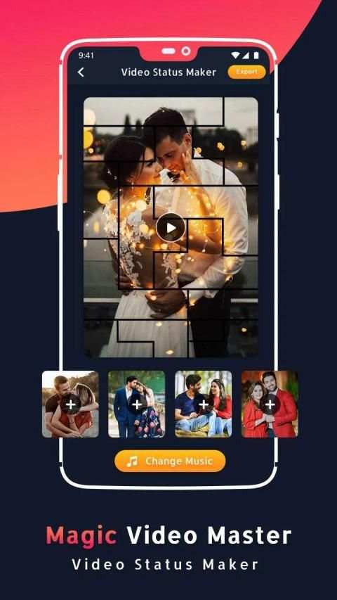 Magical Video Status Maker स्क्रीनशॉट 3