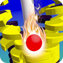 Jump Ball - Bounce On Helix Tower Tile आइकन