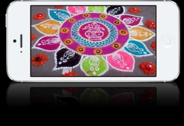 10000+ Rangoli Designs HD (Offline) स्क्रीनशॉट 2