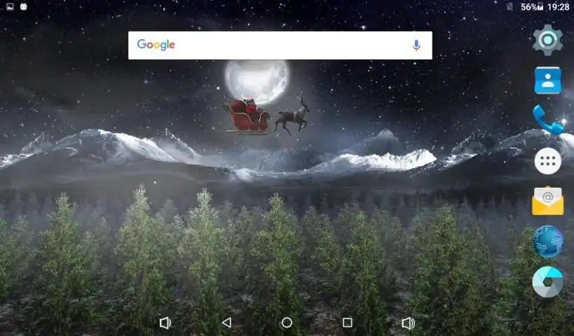 Santa 3D Live Wallpaper screenshot 1