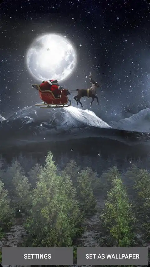 Santa 3D Live Wallpaper screenshot 7