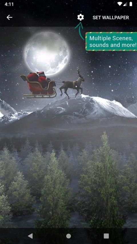 Santa 3D Live Wallpaper screenshot 6