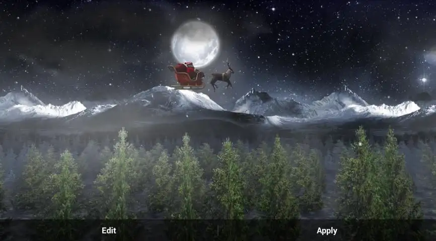 Santa 3D Live Wallpaper screenshot 2
