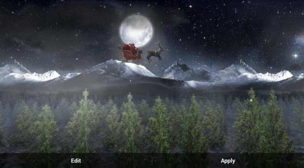 Santa 3D Live Wallpaper screenshot 2