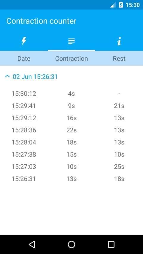 Contractions screenshot 3