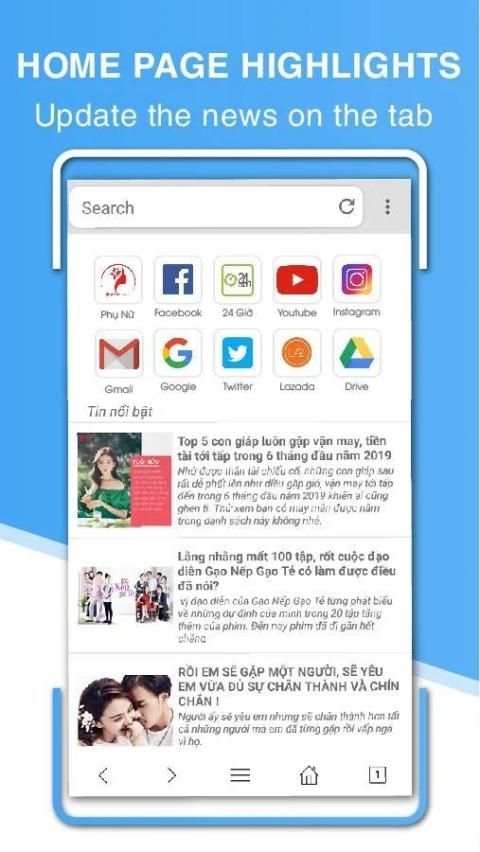 Fu Web Browser: Fast & secure screenshot 5