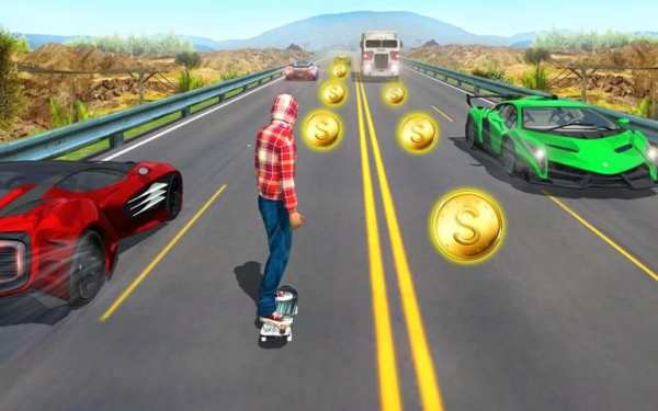 Street SkateBoard Game screenshot 4