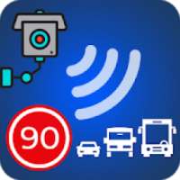 Speed camera map :Radar detector & speedometer