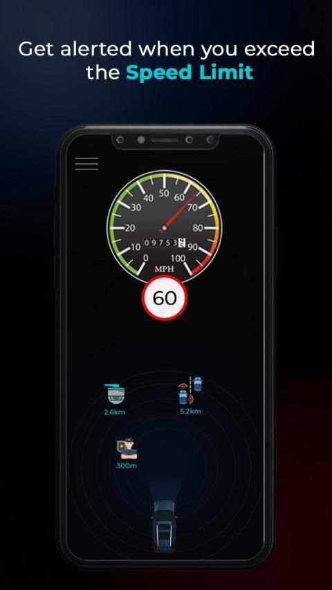 Speed camera map :Radar detector & speedometer screenshot 5