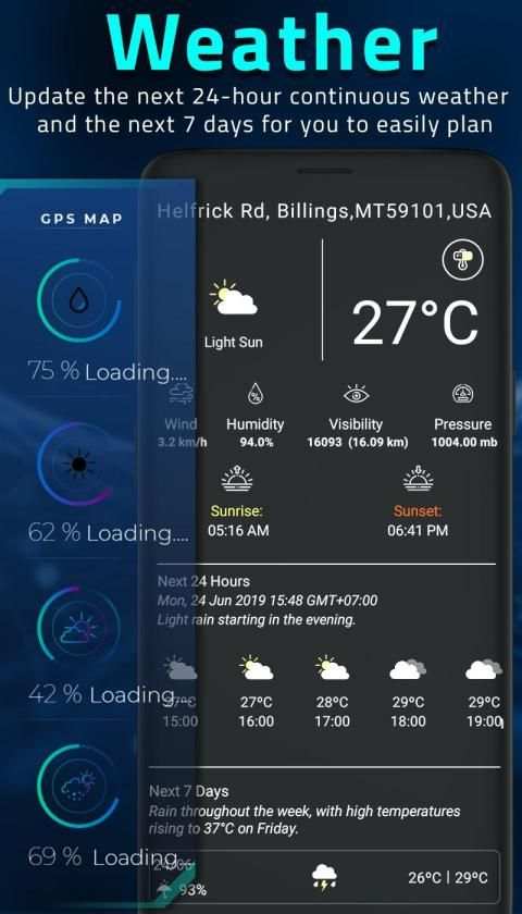 Digital Compass for Android स्क्रीनशॉट 6
