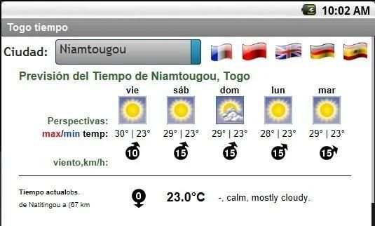 Météo Togo screenshot 5