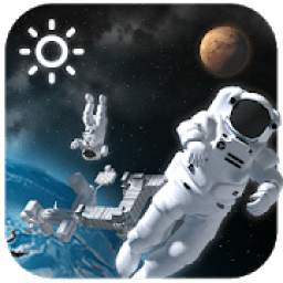 3D Outer-space Weather Widget