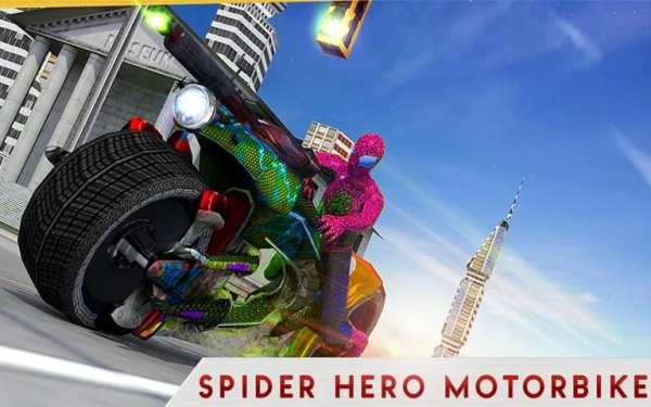 Moto Spider Traffic Hero: Motor Bike Racing Games स्क्रीनशॉट 4