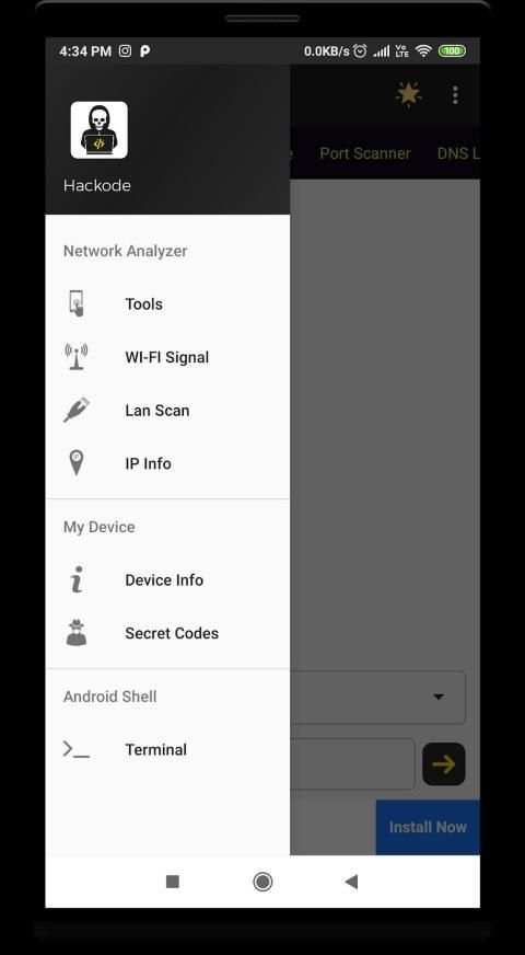 Hackode: Secret Codes & Network Analyzer स्क्रीनशॉट 8