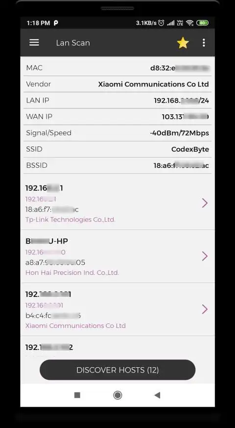 Hackode: Secret Codes & Network Analyzer screenshot 3