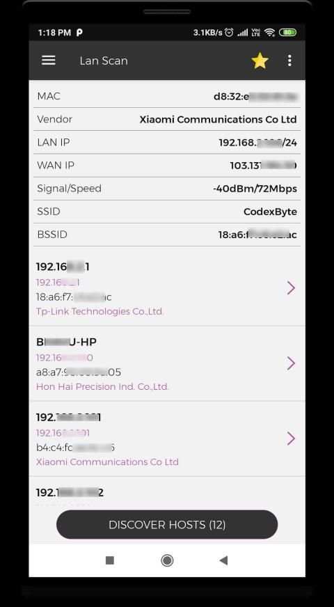 Hackode: Secret Codes & Network Analyzer screenshot 3