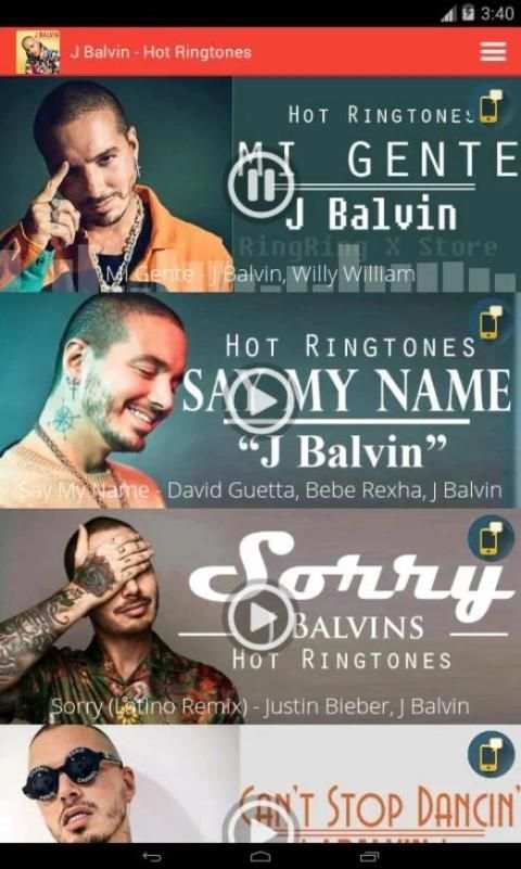 J Balvin - Hot Ringtones screenshot 4