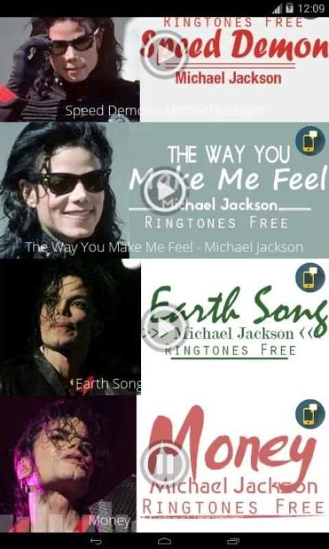 Michael Jackson - Ringtones Free screenshot 2