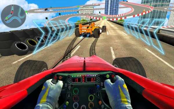Formula car racing top speed Extreme GT Stunts screenshot 6