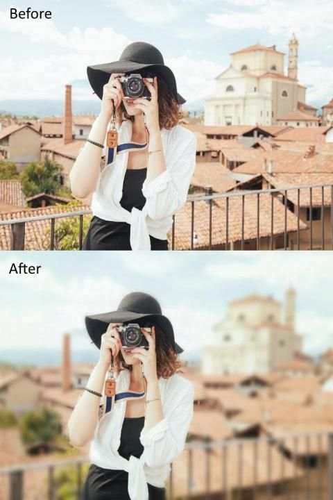 BlurBG Blur Background - DSLR Blur Photo Editor screenshot 1