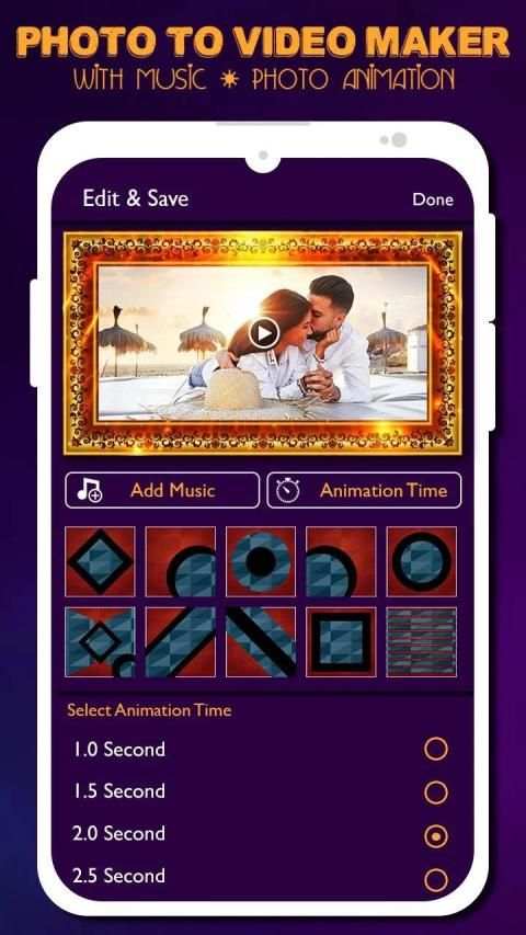 Photo Video Maker with Music - Magic Video Maker स्क्रीनशॉट 3