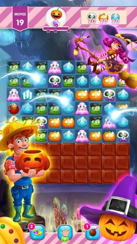 Halloween Games - Match 3 Candy Puzzle screenshot 2