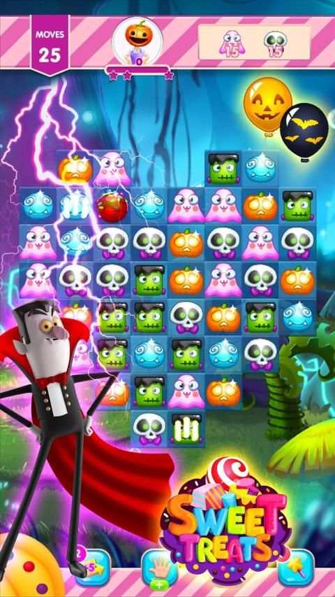 Halloween Games - Match 3 Candy Puzzle screenshot 1