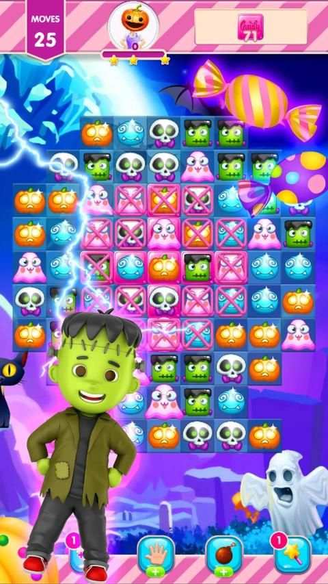 Halloween Games - Match 3 Candy Puzzle screenshot 3