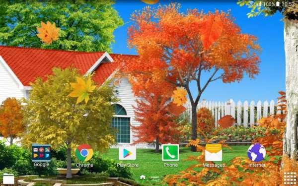 Autumn Garden Live Wallpaper स्क्रीनशॉट 1