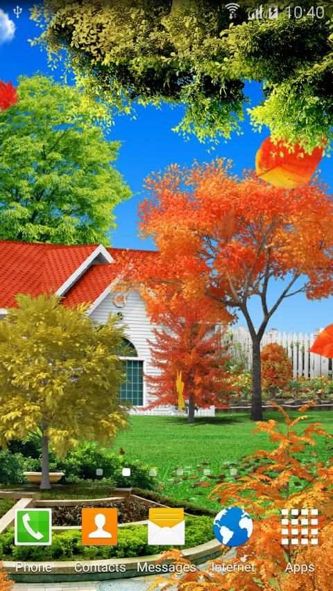 Autumn Garden Live Wallpaper स्क्रीनशॉट 11