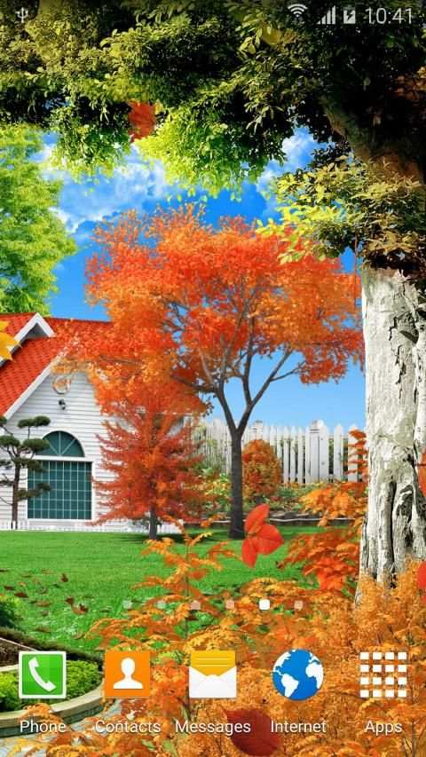 Autumn Garden Live Wallpaper स्क्रीनशॉट 10