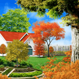 Autumn Garden Live Wallpaper आइकन