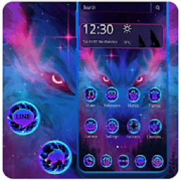 Aurora Space Wolf Eyes Theme* आइकन
