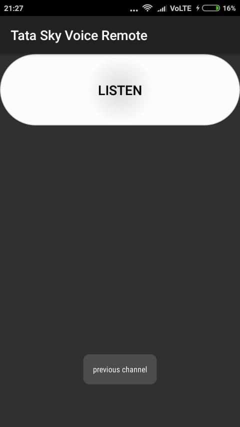 Tata Sky VOICE Remote screenshot 1