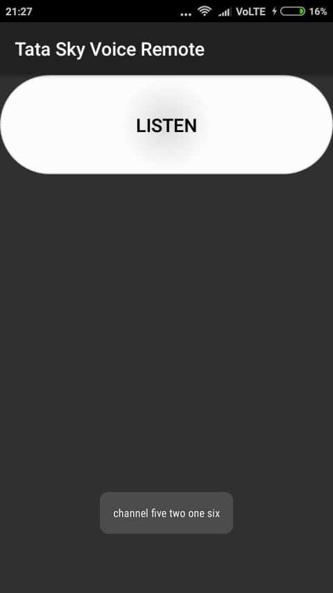 Tata Sky VOICE Remote screenshot 2