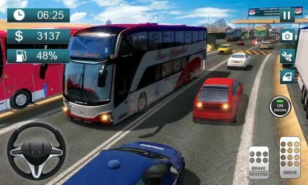 Bus Climbing Racing 3D - free bus driving game screenshot 2
