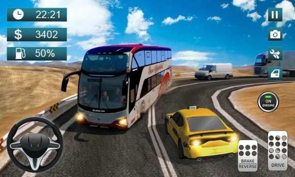 Bus Climbing Racing 3D - free bus driving game screenshot 3