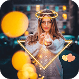 Light Glow Crown Photo Editor - Neon Photo Effects आइकन