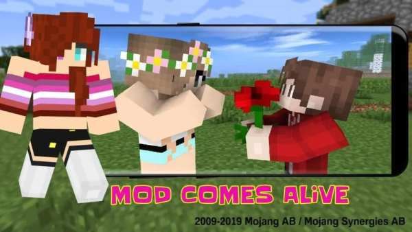 Mod Comes Alive : Blocky Love Story screenshot 3
