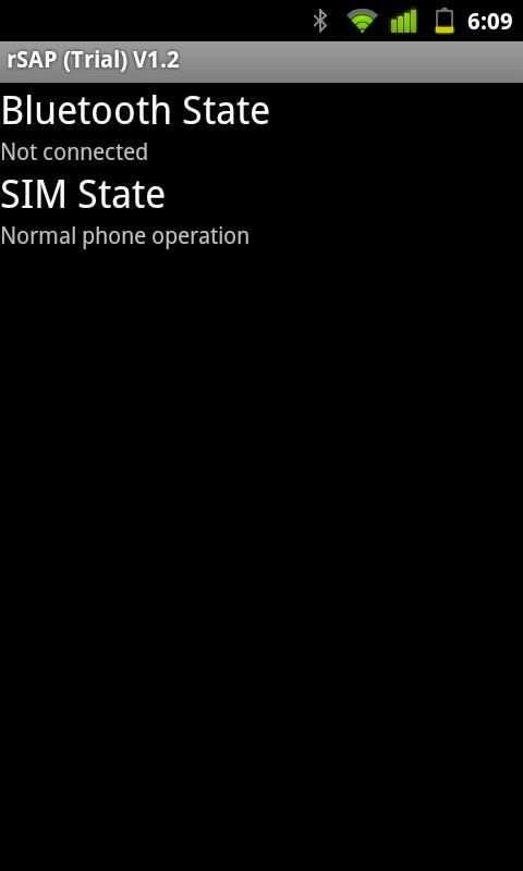 Bluetooth SIM Access (Trial) स्क्रीनशॉट 2