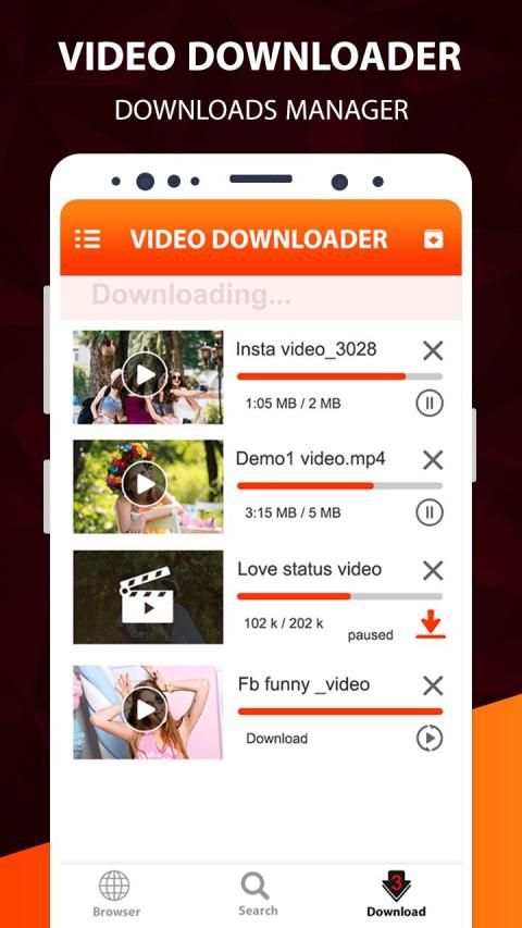 Free video downloader app - save from net स्क्रीनशॉट 2