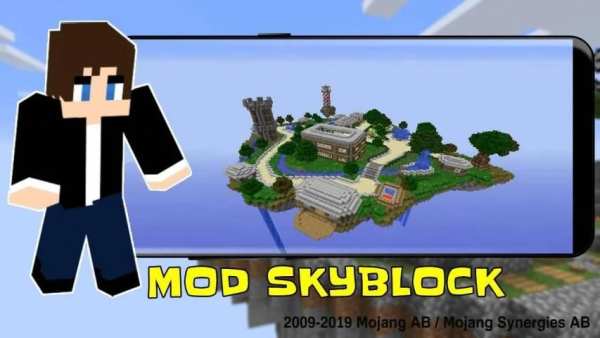 Mod Skyblock : Blocky Survival Island screenshot 1