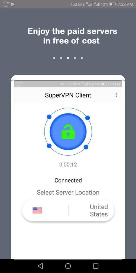 SuperVPN Free VPN Client - Free 2019 screenshot 2